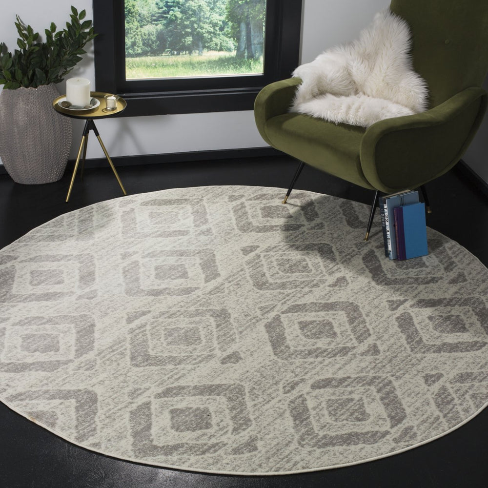 SAFAVIEH Skyler Collection SKY190H Ivory / Grey Rug Image 2