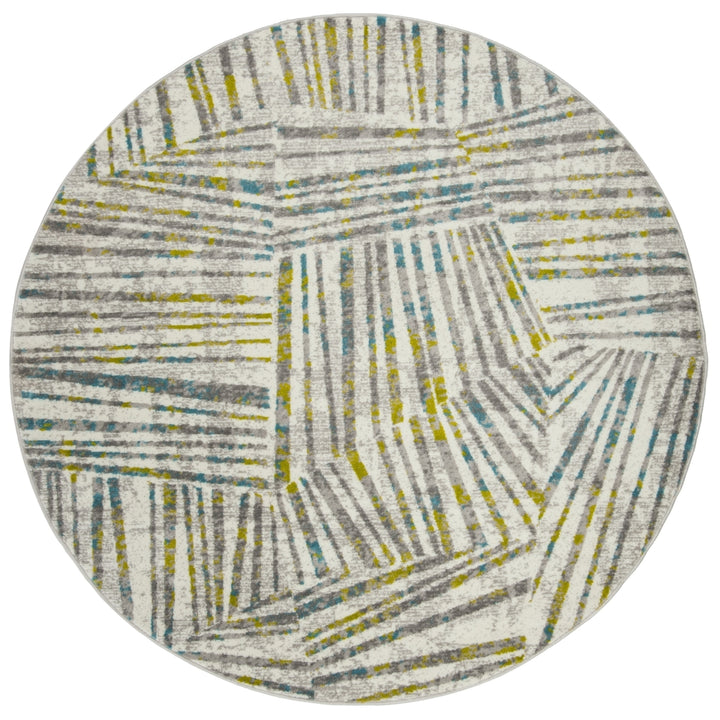 SAFAVIEH Skyler Collection SKY191G Grey / Green Rug Image 4