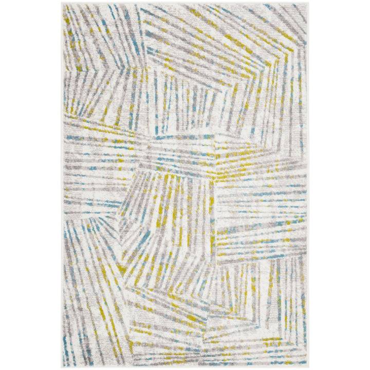 SAFAVIEH Skyler Collection SKY191G Grey / Green Rug Image 8