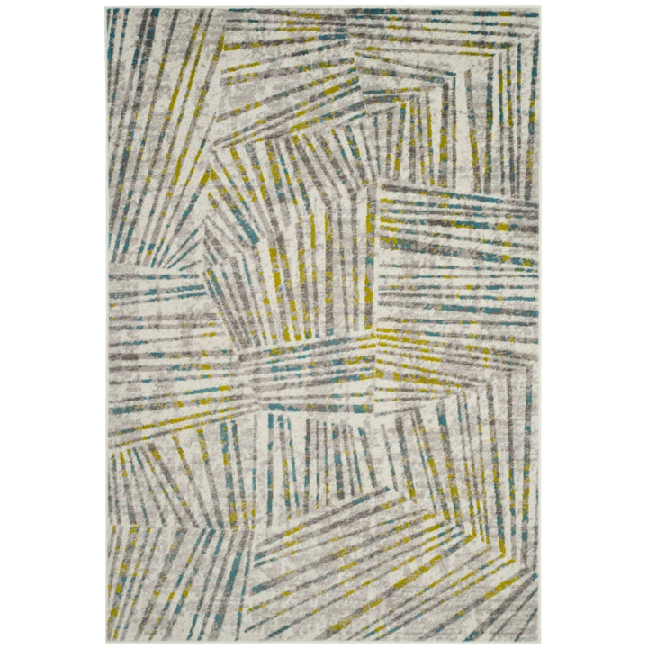 SAFAVIEH Skyler Collection SKY191G Grey / Green Rug Image 1