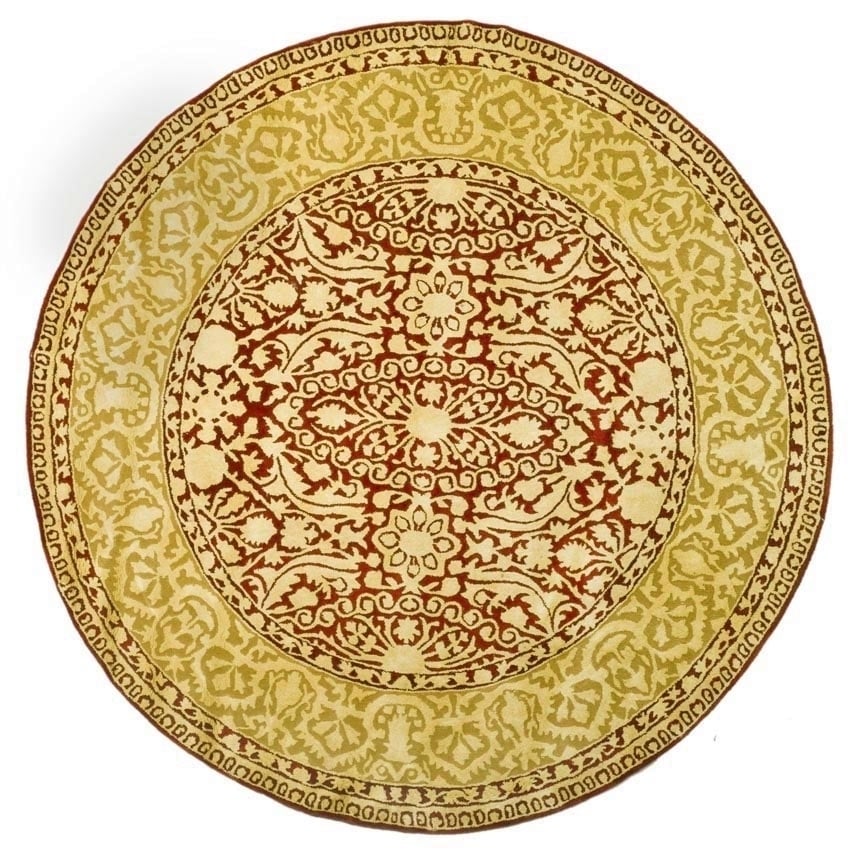 Safavieh SKR213G Silk Road Maroon / Ivory Image 5