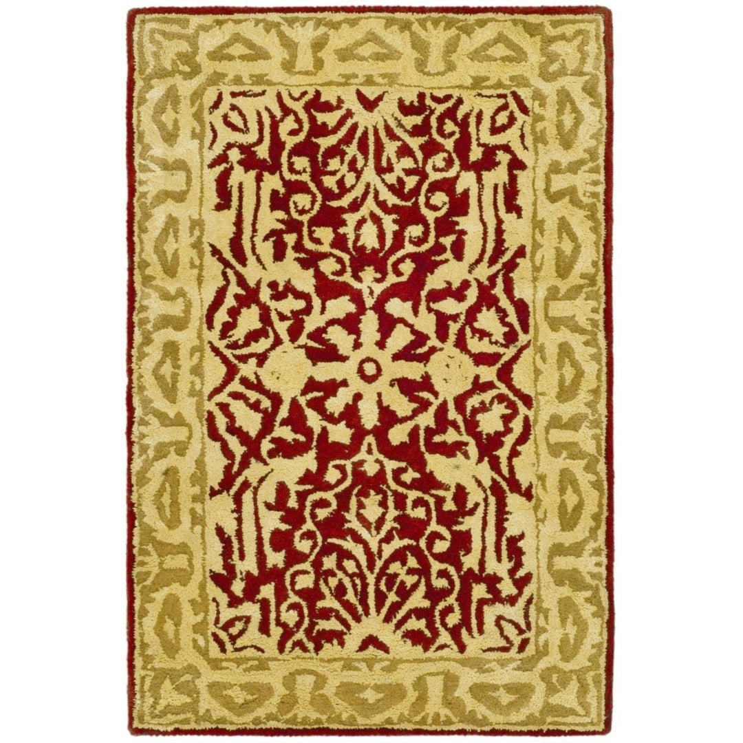 Safavieh SKR213G Silk Road Maroon / Ivory Image 2