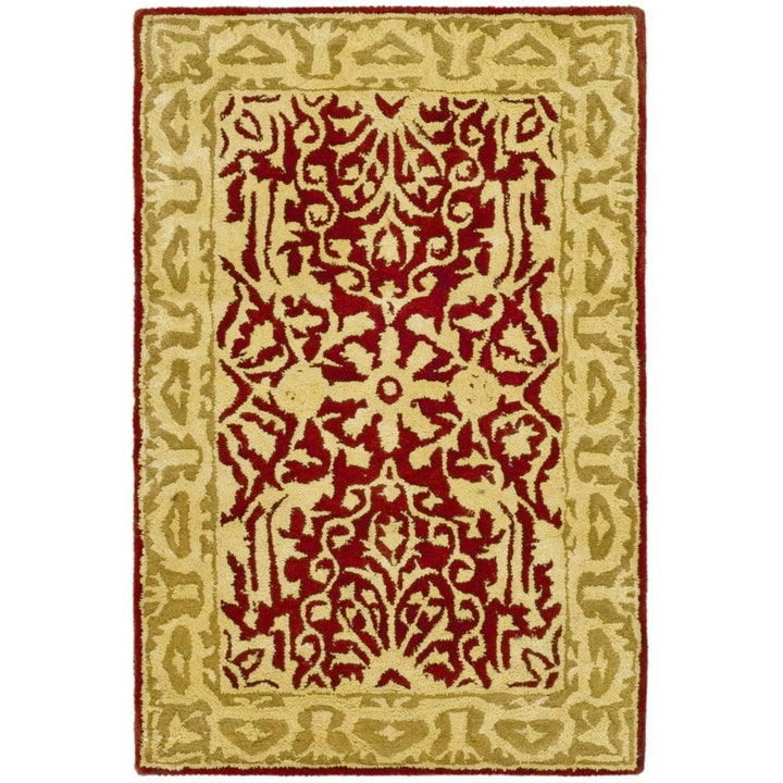 Safavieh SKR213G Silk Road Maroon / Ivory Image 2