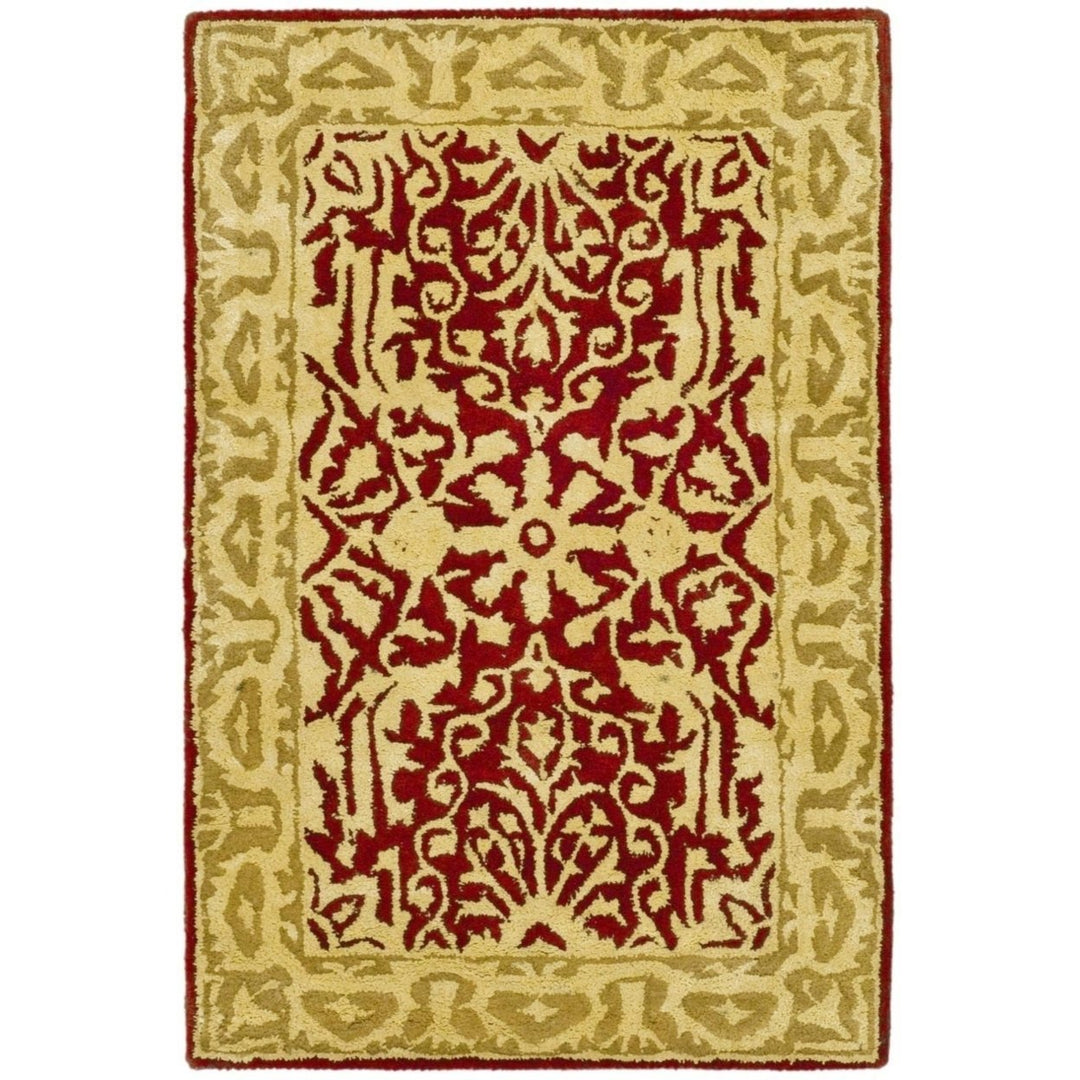 Safavieh SKR213G Silk Road Maroon / Ivory Image 1