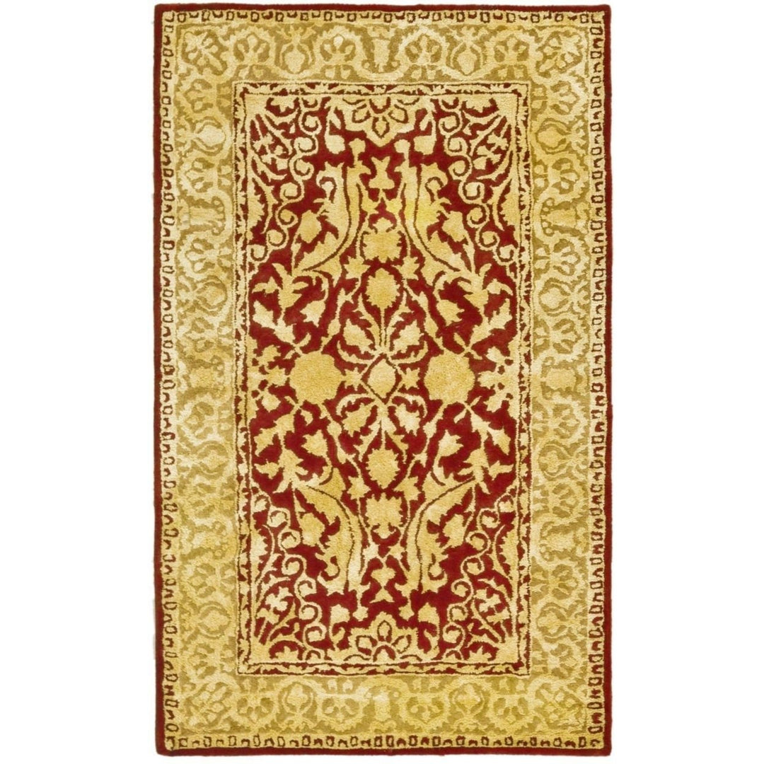 Safavieh SKR213G Silk Road Maroon / Ivory Image 1