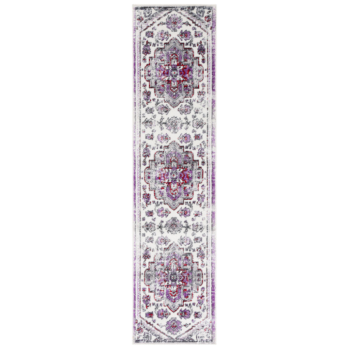 SAFAVIEH Skyler Collection SKY111V Ivory / Purple Rug Image 4