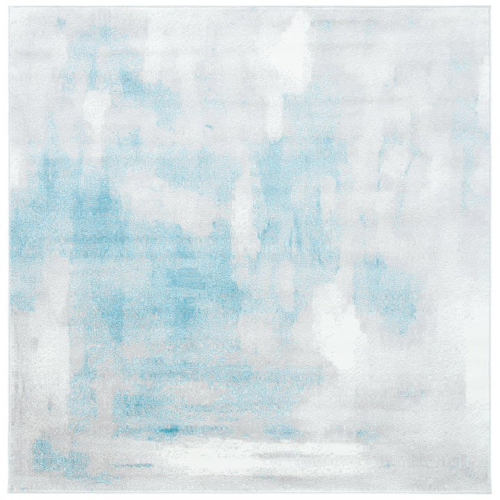 SAFAVIEH Skyler Collection SKY141M Grey / Blue Rug Image 1