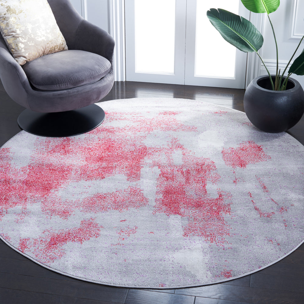 SAFAVIEH Skyler Collection SKY141Q Grey / Red Rug Image 2