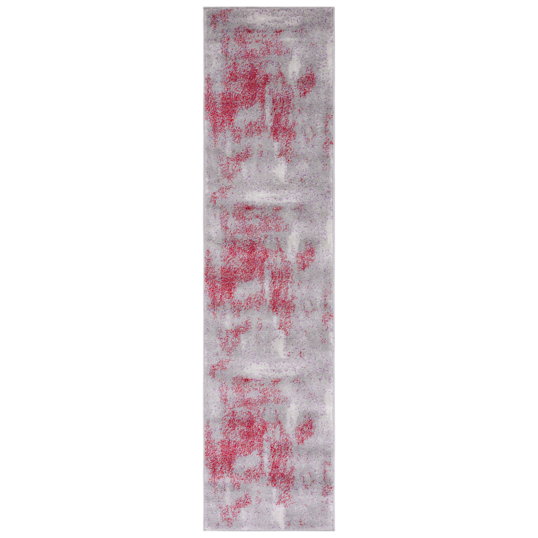 SAFAVIEH Skyler Collection SKY141Q Grey / Red Rug Image 5