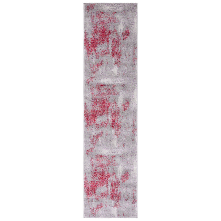 SAFAVIEH Skyler Collection SKY141Q Grey / Red Rug Image 1