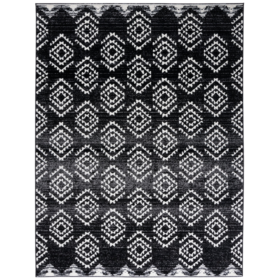 SAFAVIEH Skyler Collection SKY179Z Black / Ivory Rug Image 1