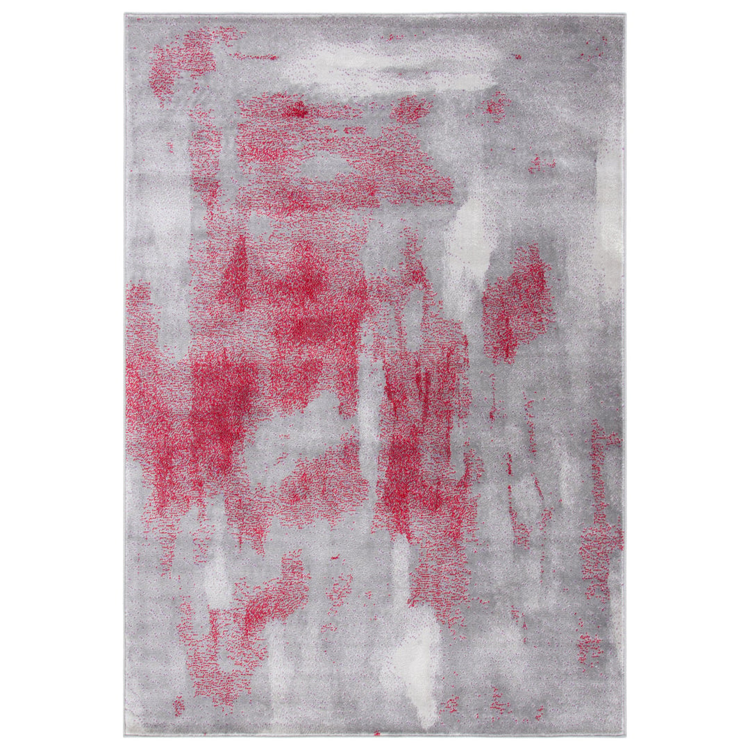 SAFAVIEH Skyler Collection SKY141Q Grey / Red Rug Image 1