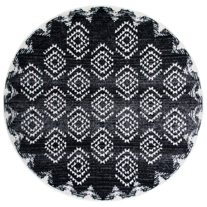 SAFAVIEH Skyler Collection SKY179Z Black / Ivory Rug Image 1