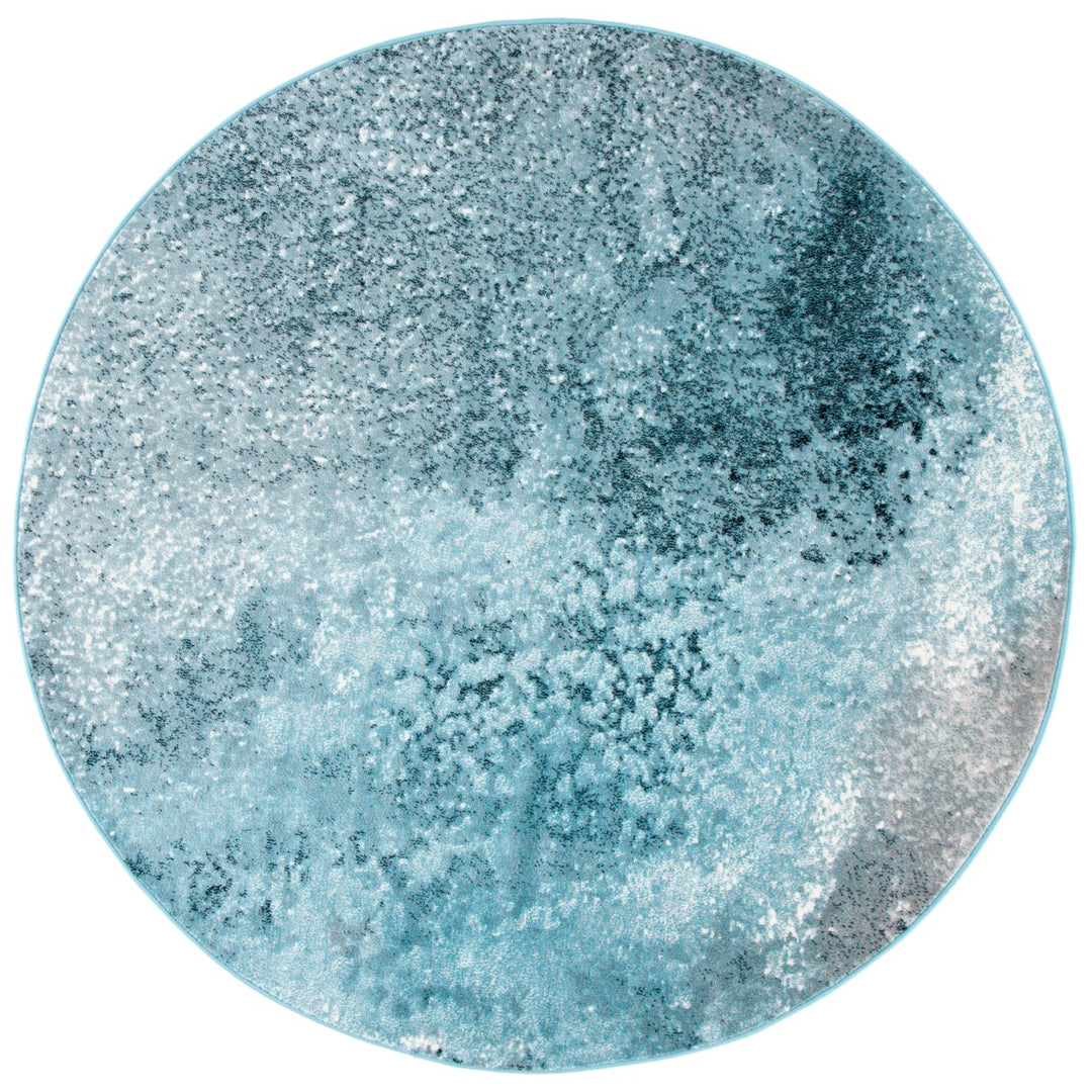 SAFAVIEH Skyler Collection SKY163G Silver / Blue Rug Image 1