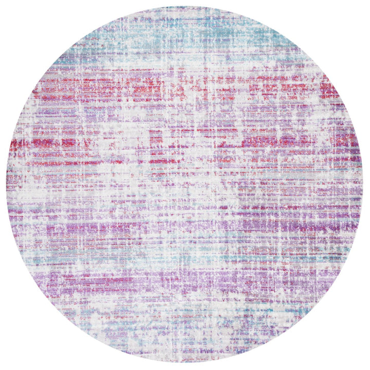 SAFAVIEH Skyler Collection SKY183V Silver / Purple Rug Image 1