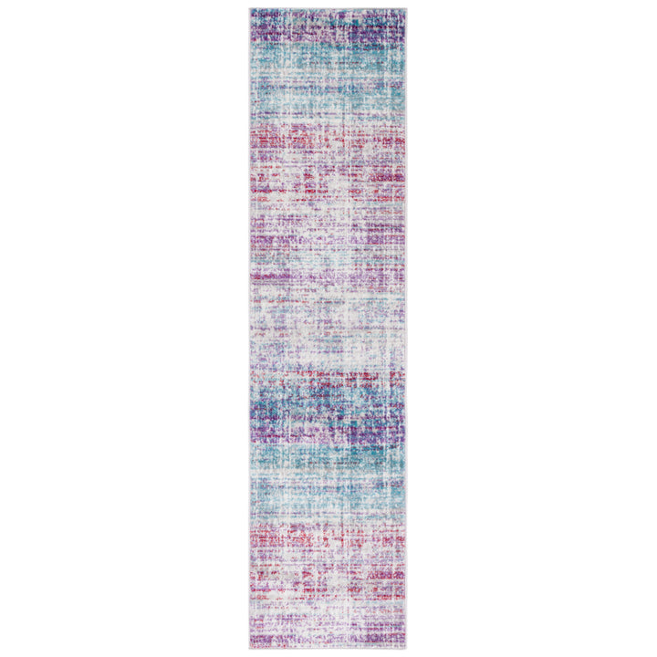 SAFAVIEH Skyler Collection SKY183V Silver / Purple Rug Image 5