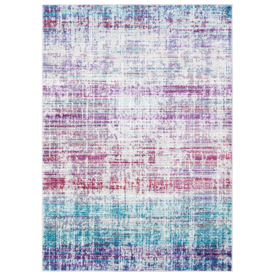 SAFAVIEH Skyler Collection SKY183V Silver / Purple Rug Image 1