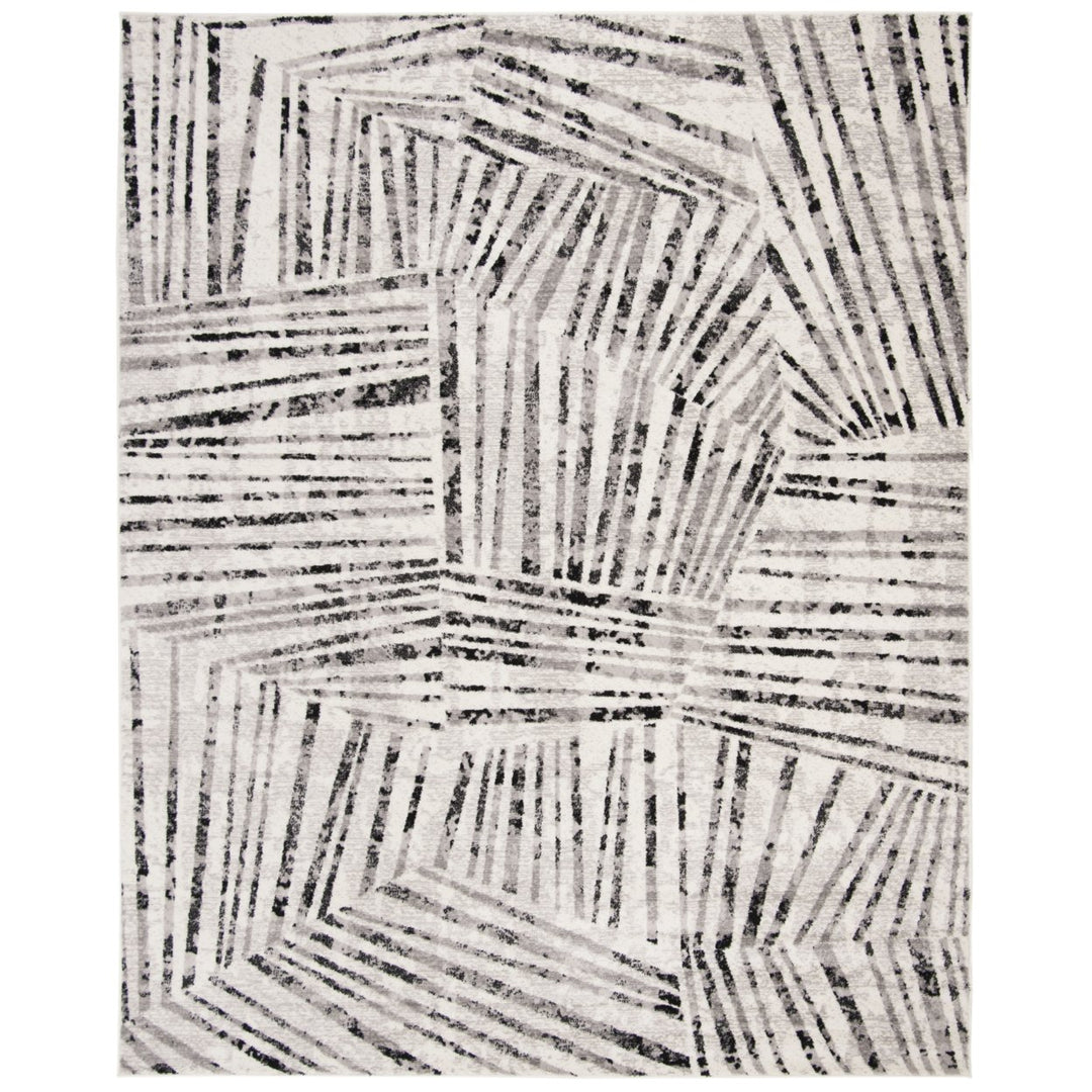 SAFAVIEH Skyler Collection SKY191K Grey / Ivory Rug Image 1