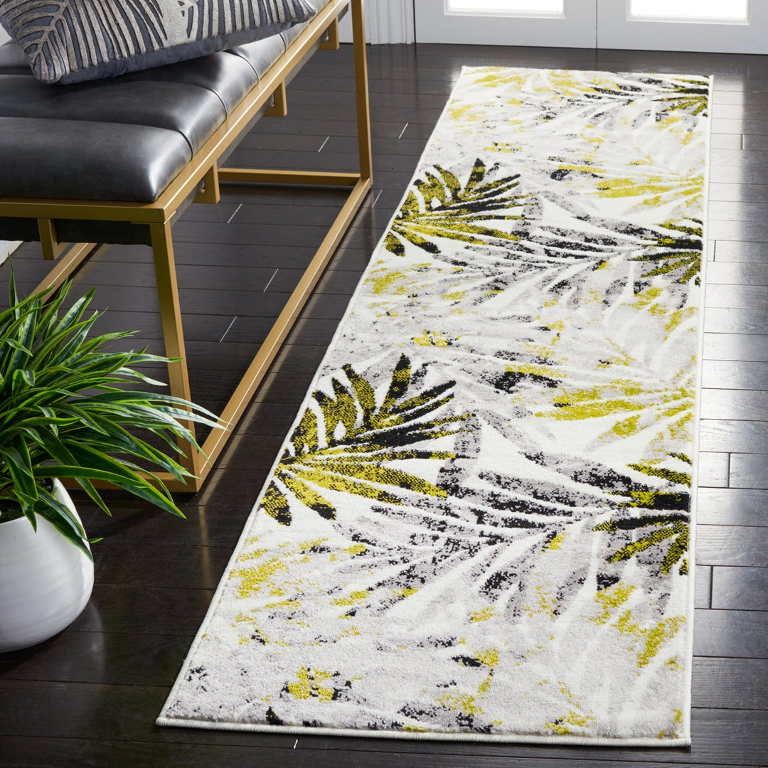 SAFAVIEH Skyler Collection SKY189Y Black / Green Rug Image 3