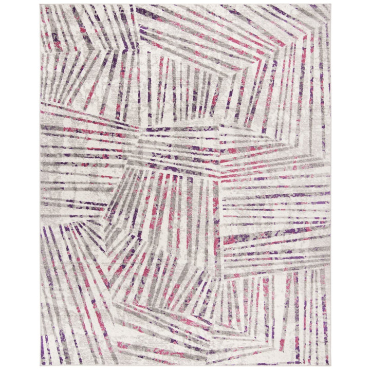 SAFAVIEH Skyler Collection SKY191P Grey / Pink Rug Image 1