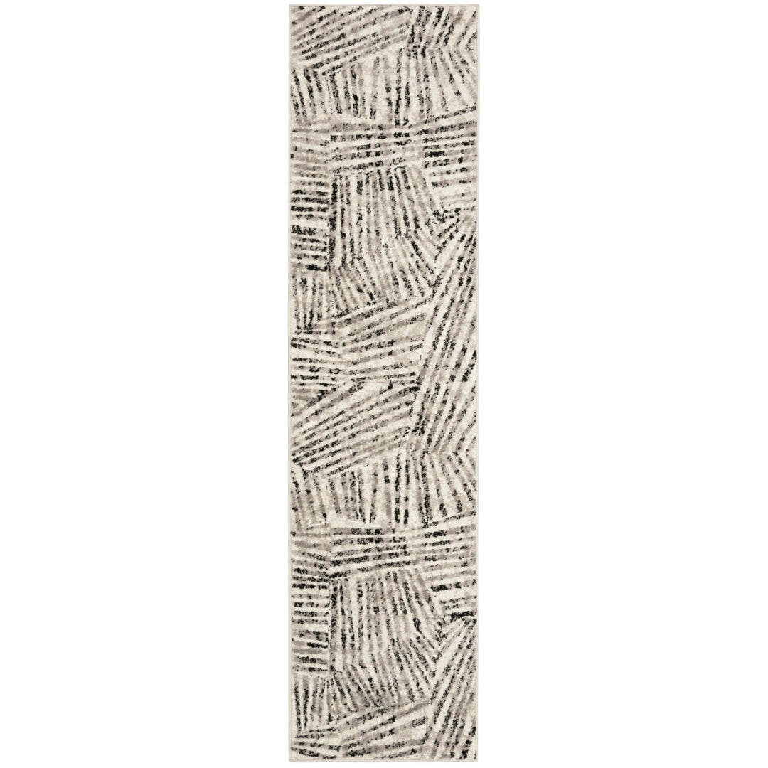 SAFAVIEH Skyler Collection SKY191K Grey / Ivory Rug Image 1