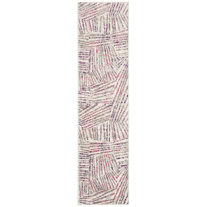 SAFAVIEH Skyler Collection SKY191P Grey / Pink Rug Image 5