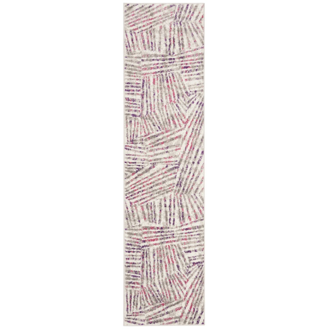 SAFAVIEH Skyler Collection SKY191P Grey / Pink Rug Image 1