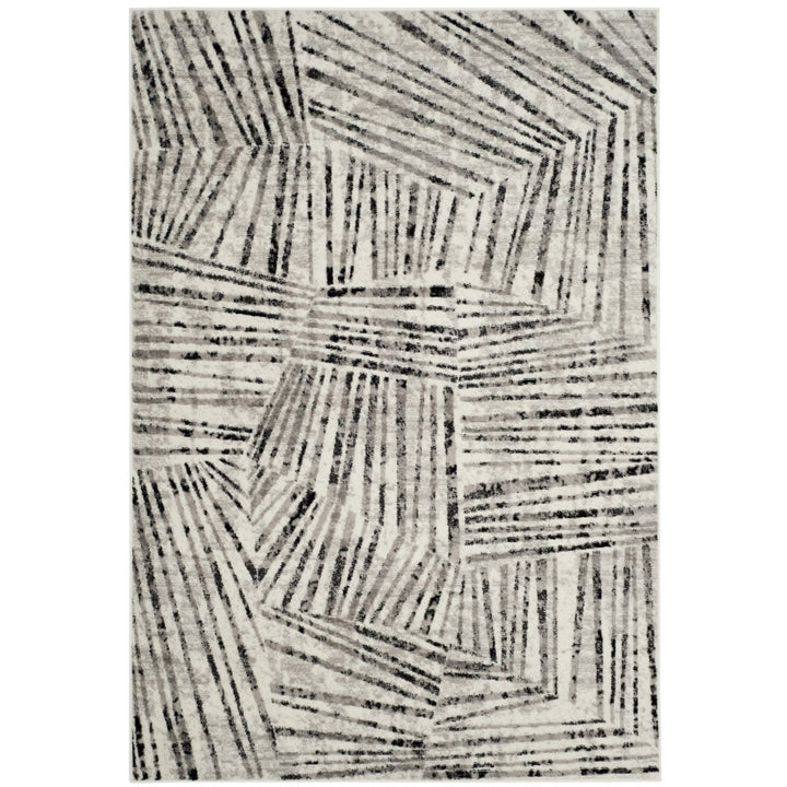 SAFAVIEH Skyler Collection SKY191K Grey / Ivory Rug Image 1