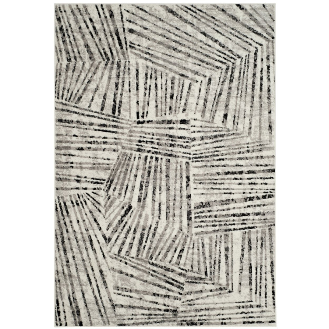 SAFAVIEH Skyler Collection SKY191K Grey / Ivory Rug Image 8