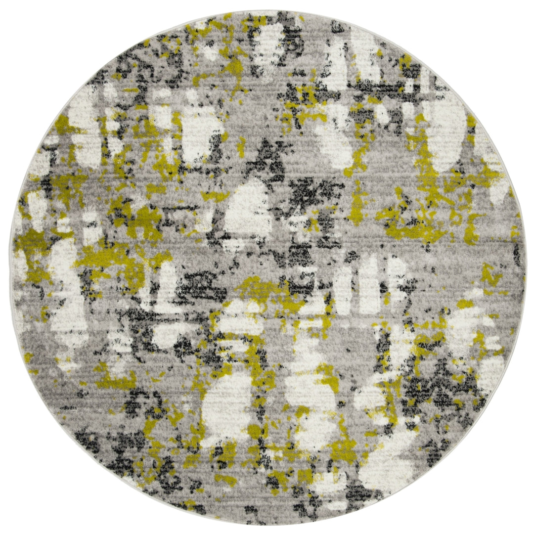 SAFAVIEH Skyler Collection SKY193G Grey / Green Rug Image 4