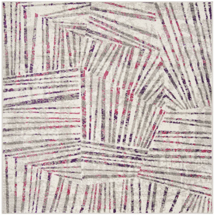 SAFAVIEH Skyler Collection SKY191P Grey / Pink Rug Image 6