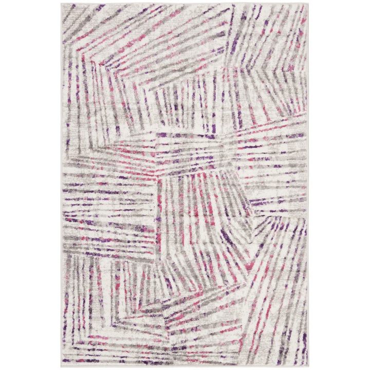 SAFAVIEH Skyler Collection SKY191P Grey / Pink Rug Image 8