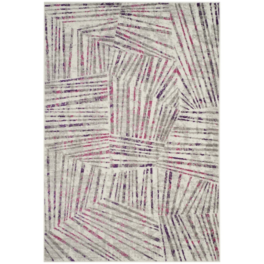 SAFAVIEH Skyler Collection SKY191P Grey / Pink Rug Image 9