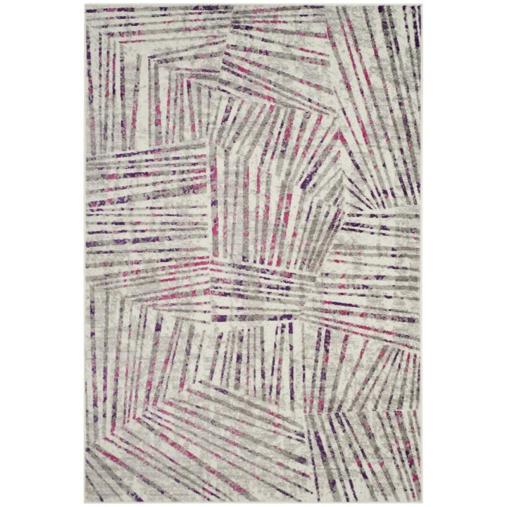 SAFAVIEH Skyler Collection SKY191P Grey / Pink Rug Image 9