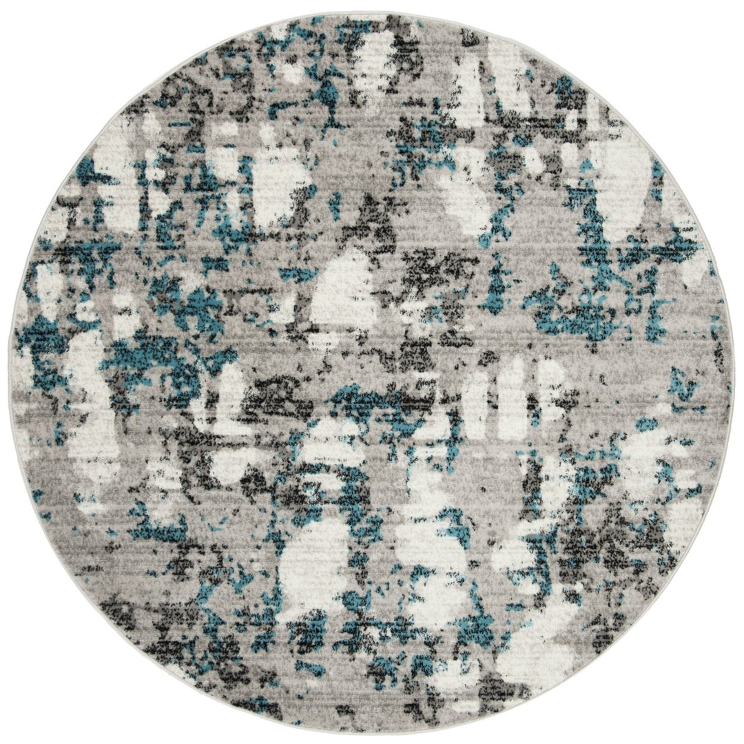 SAFAVIEH Skyler Collection SKY193B Grey / Blue Rug Image 4