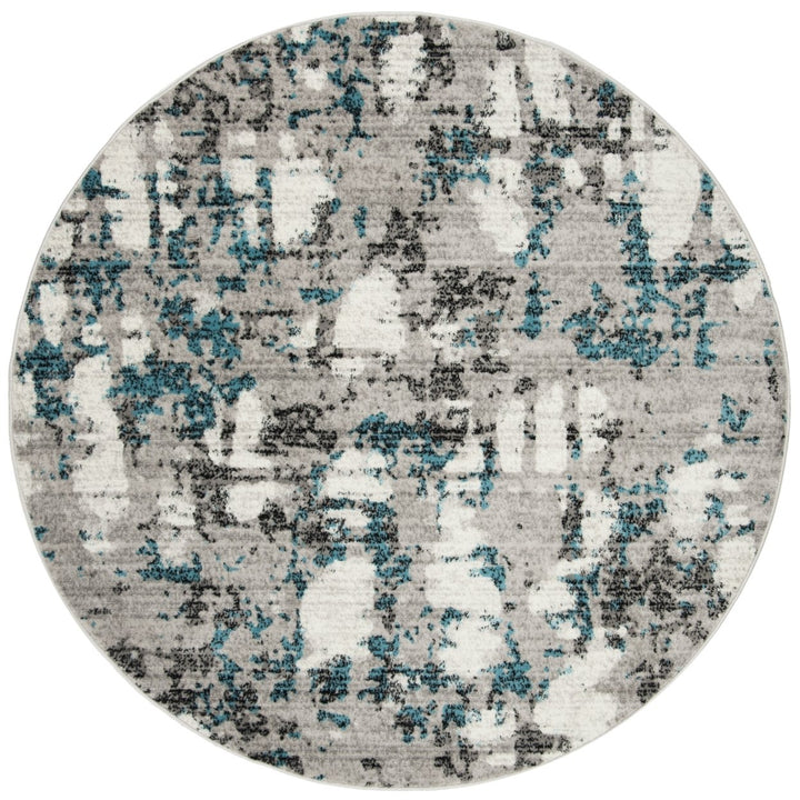 SAFAVIEH Skyler Collection SKY193B Grey / Blue Rug Image 1