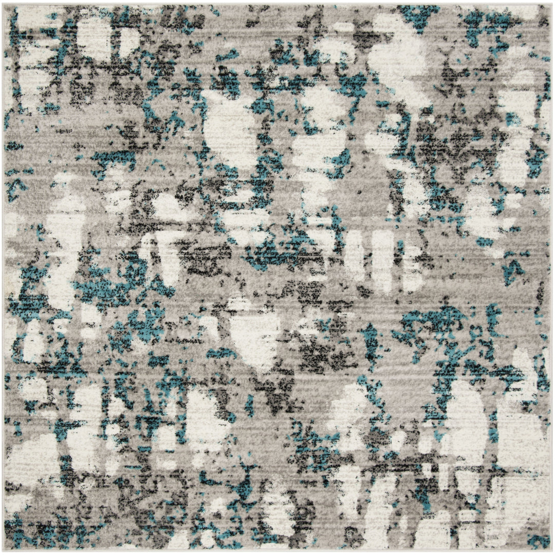 SAFAVIEH Skyler Collection SKY193B Grey / Blue Rug Image 6