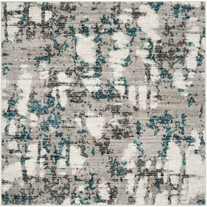 SAFAVIEH Skyler Collection SKY193B Grey / Blue Rug Image 1