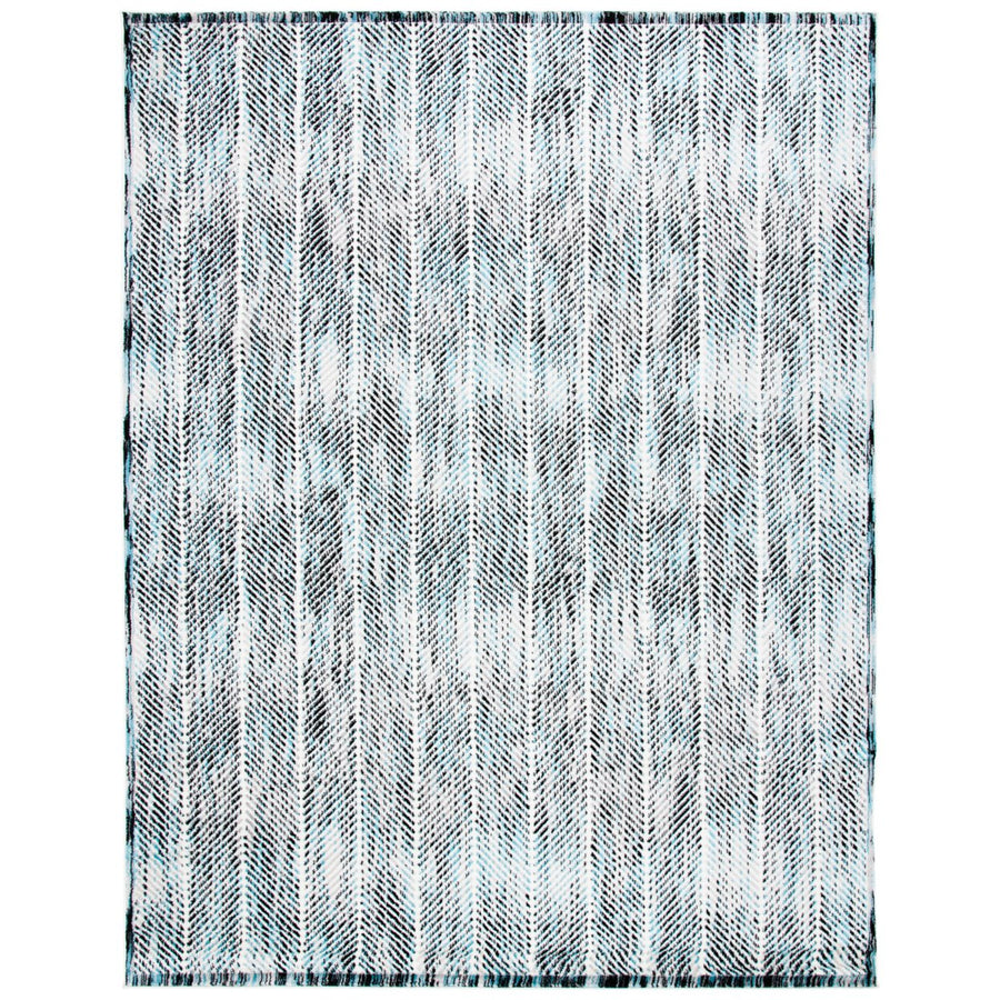 SAFAVIEH Skyler Collection SKY194B Grey / Blue Rug Image 1