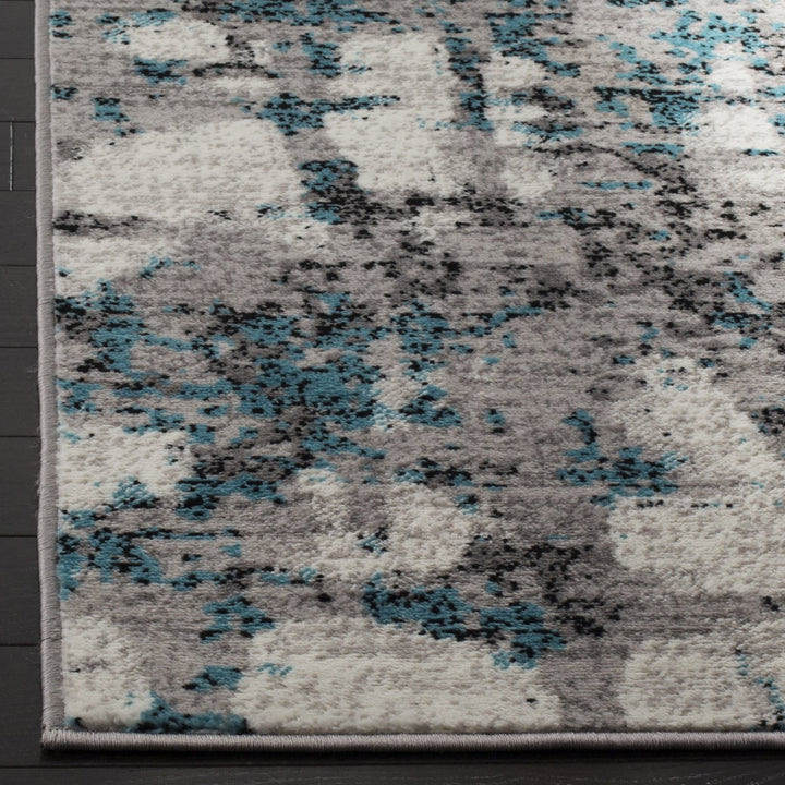 SAFAVIEH Skyler Collection SKY193B Grey / Blue Rug Image 7