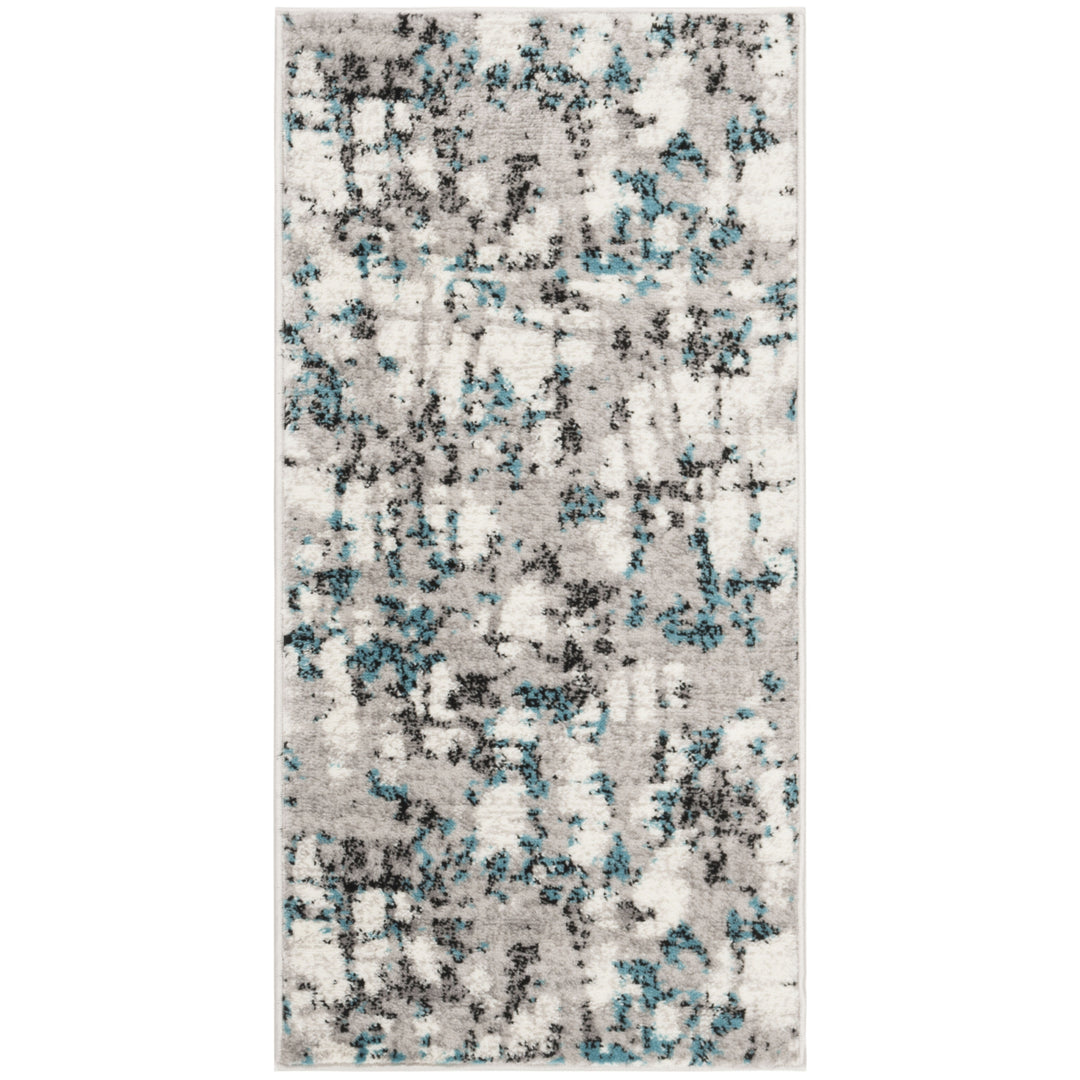 SAFAVIEH Skyler Collection SKY193B Grey / Blue Rug Image 8