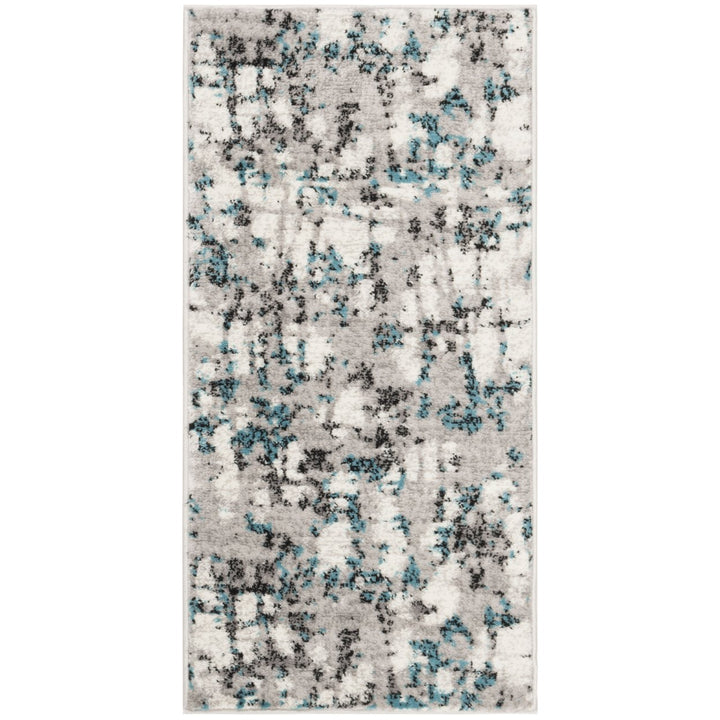 SAFAVIEH Skyler Collection SKY193B Grey / Blue Rug Image 1