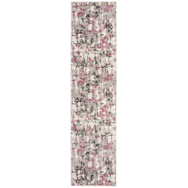 SAFAVIEH Skyler Collection SKY193P Grey / Pink Rug Image 1