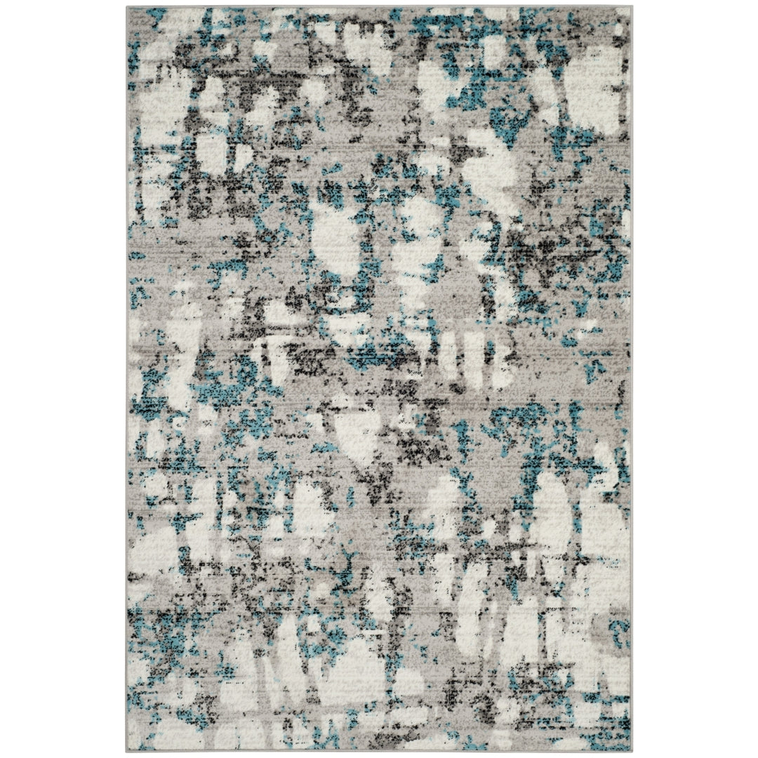 SAFAVIEH Skyler Collection SKY193B Grey / Blue Rug Image 10