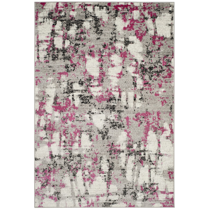 SAFAVIEH Skyler Collection SKY193P Grey / Pink Rug Image 9