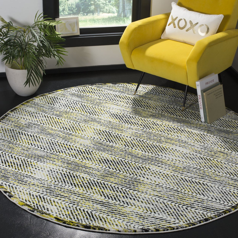 SAFAVIEH Skyler Collection SKY194G Grey / Green Rug Image 2