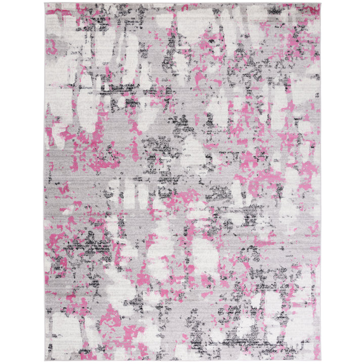 SAFAVIEH Skyler Collection SKY193P Grey / Pink Rug Image 10