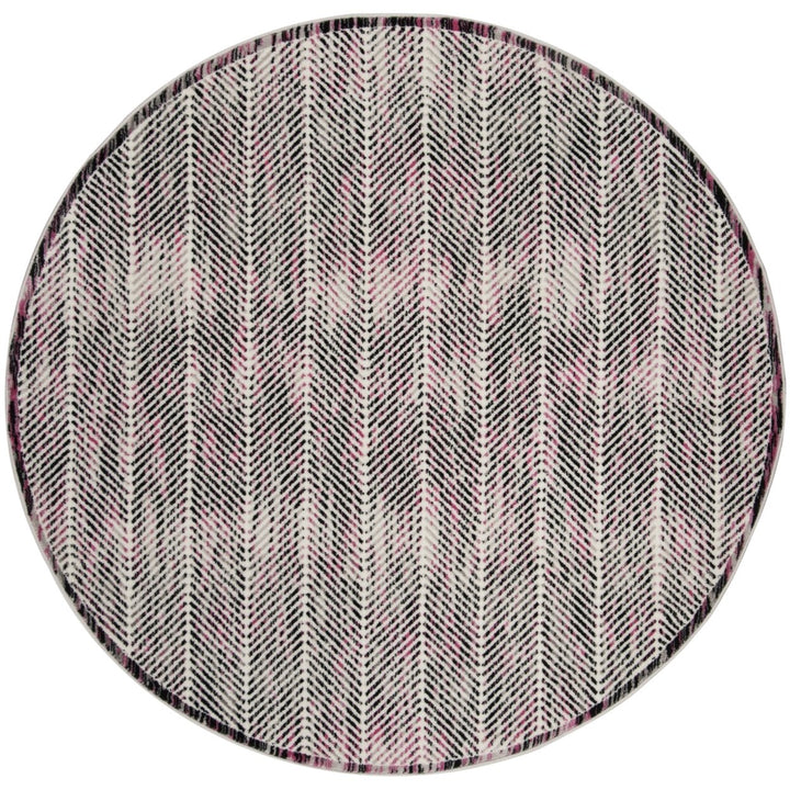 SAFAVIEH Skyler Collection SKY194P Grey / Pink Rug Image 1