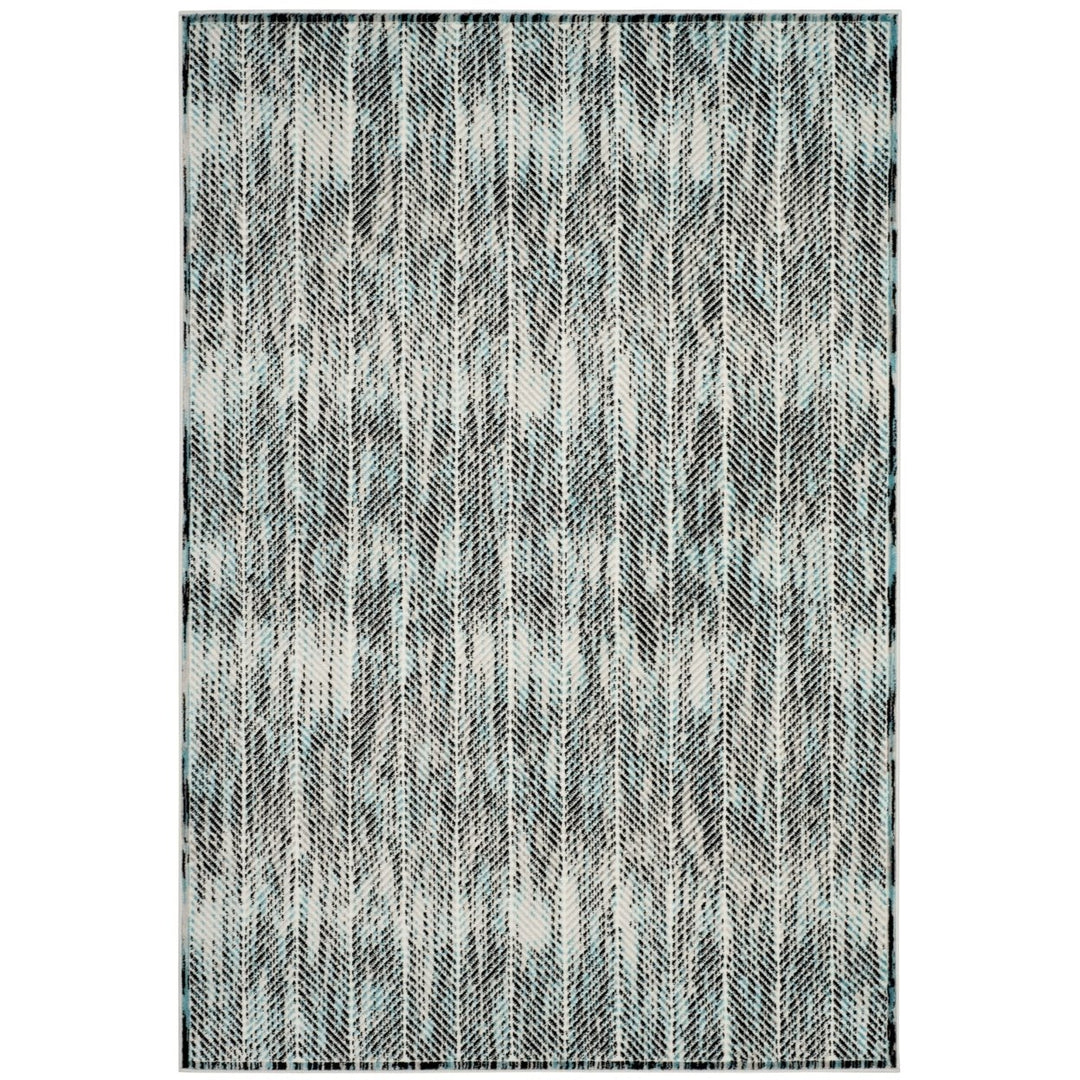 SAFAVIEH Skyler Collection SKY194B Grey / Blue Rug Image 9