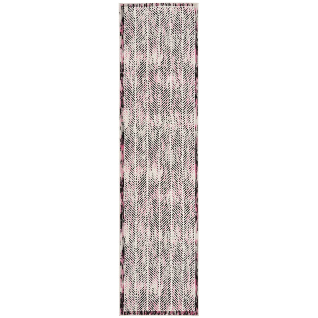 SAFAVIEH Skyler Collection SKY194P Grey / Pink Rug Image 5